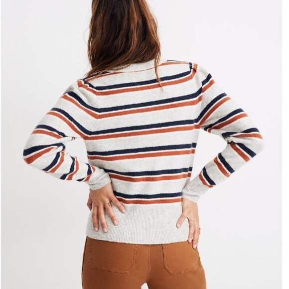 MADEWELL Striped Westgate Sweater in Coziest Yarn - Picture 3 of 6